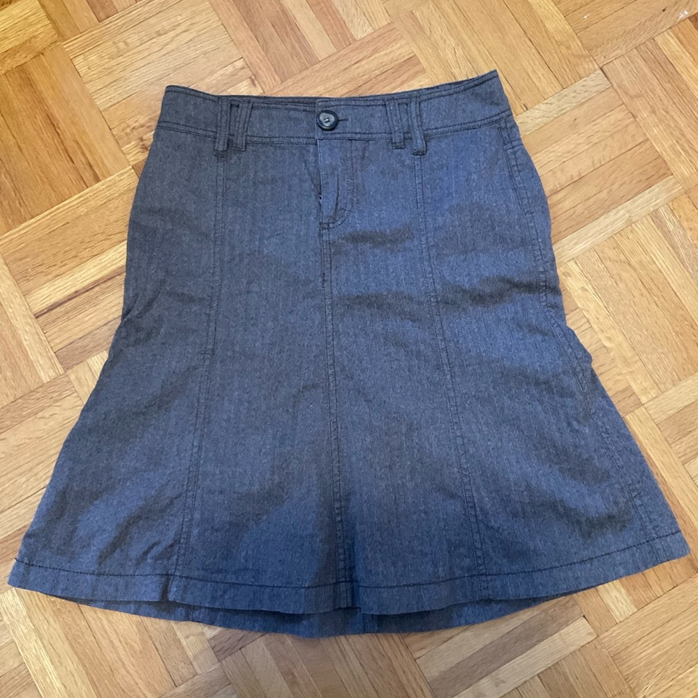A-line 2010s Brown Skirt Smart Set